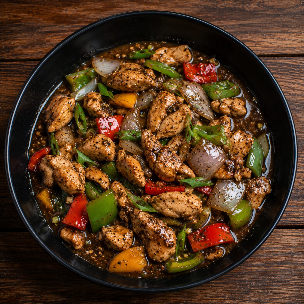 Chicken in Black Pepper Sauce